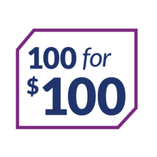 Load image into Gallery viewer, 100 for $100
